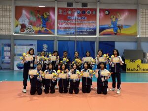 ขอแสดงความยินดีกับนักกีฬาวอลเลย์บอล ได้รับรางวัลเหรียญทองแดง ระดับประเทศ